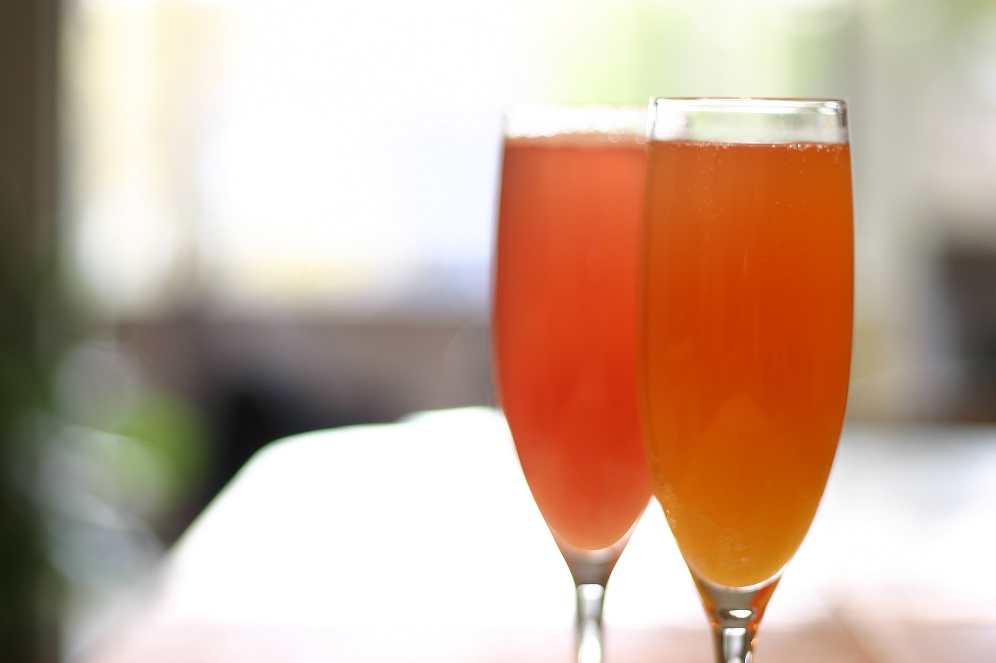 Fresh Peach Bellini