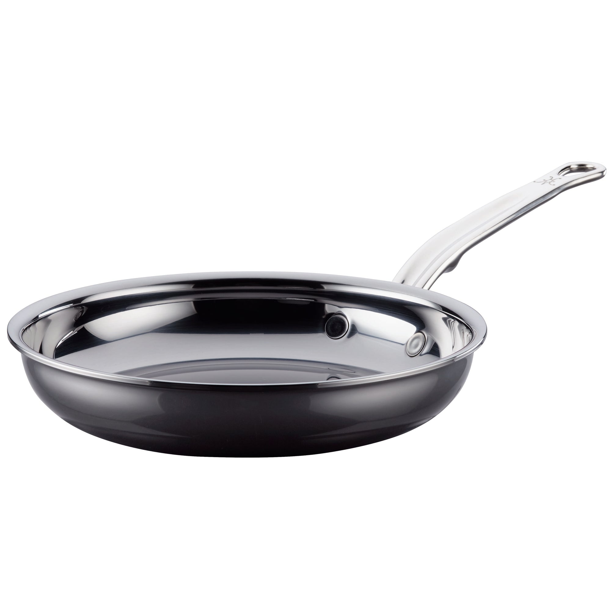 A fry pan over a white background.