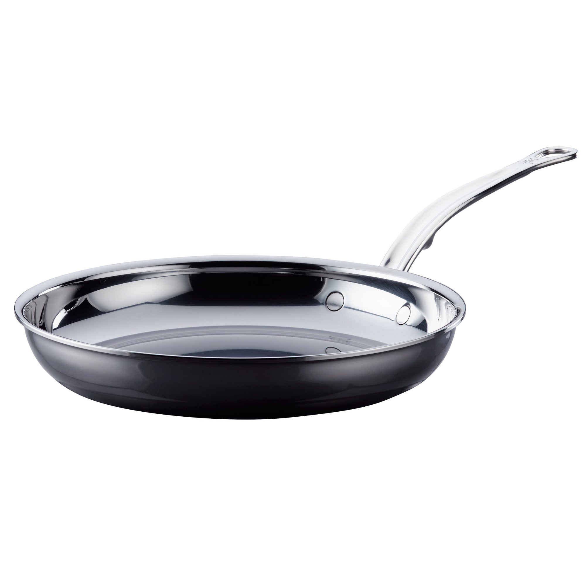 A fry pan over a white background.