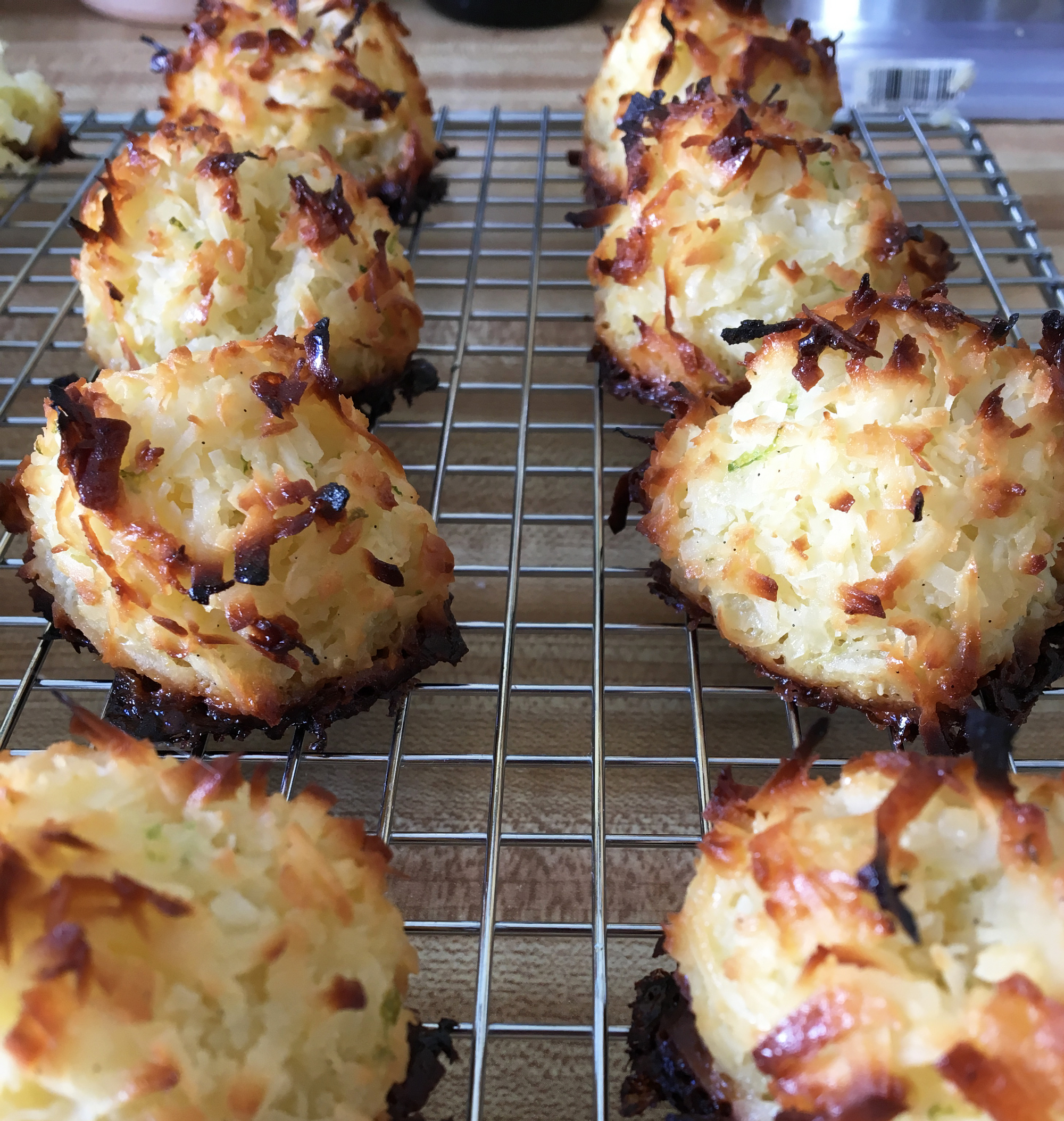Coconut Lime Macaroons