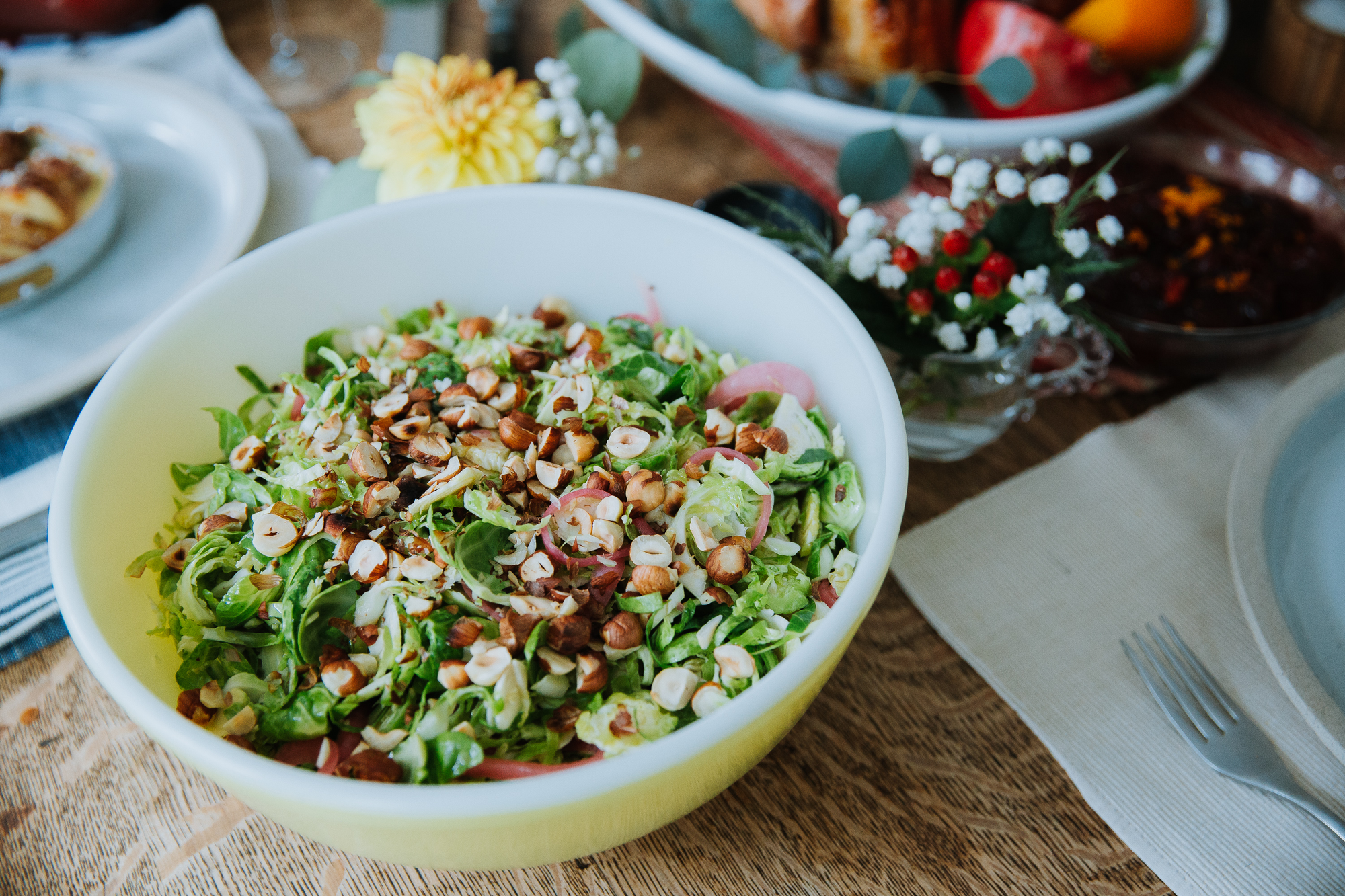 Shaved Brussels Sprout Salad