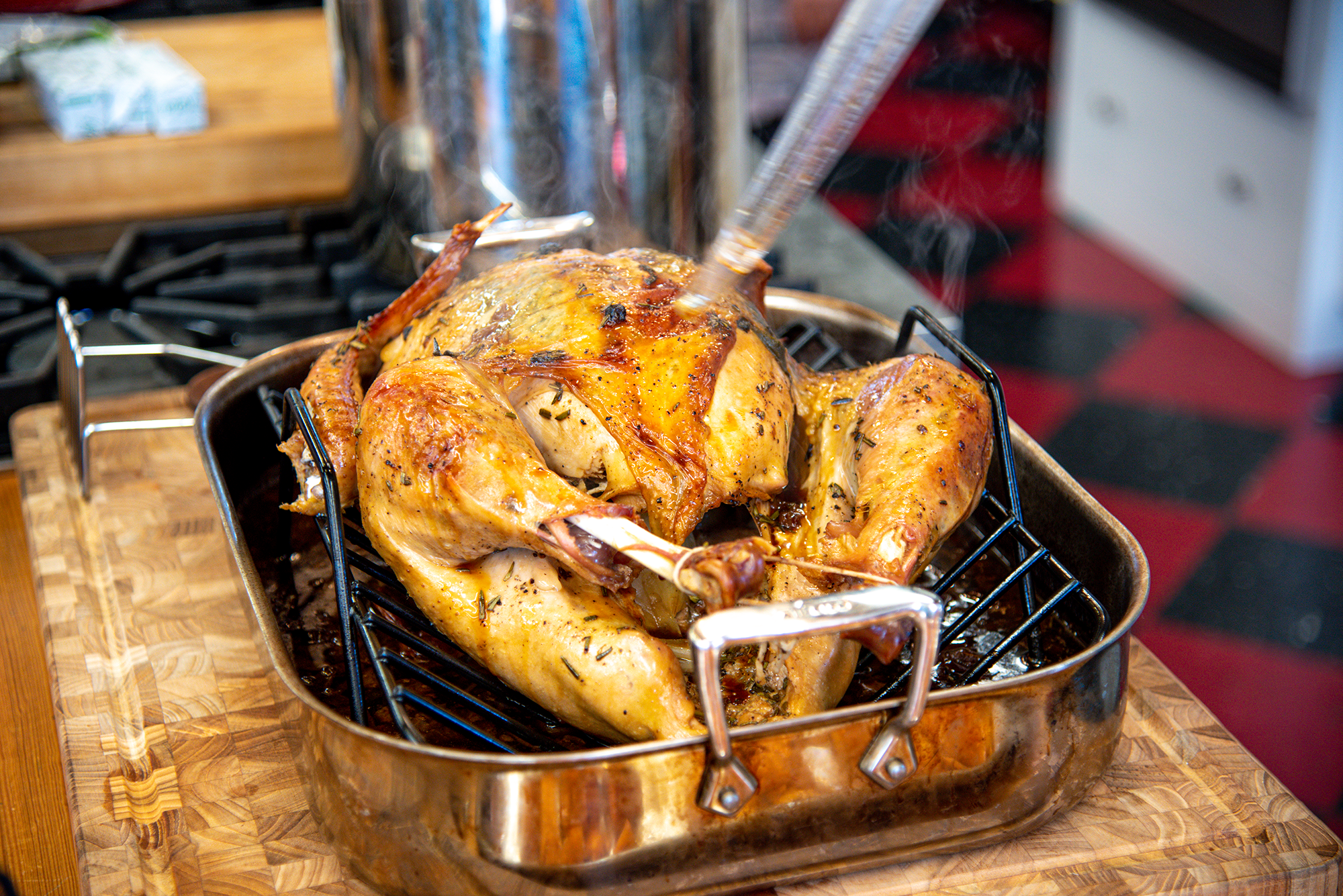 Suzie’s Roast Turkey with Caramelized Onion and Sage Gravy