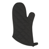 A Now Designs Black Oven Mitt over a white background.