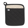 A Now Designs Black potholder over a white background.