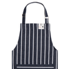 A Now Designs Butcher Stripe Apron over a white background.