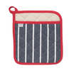 A Now Designs Butcher Stripe Potholder over a white background.