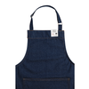 A Now Designs Denim Apron over a white background.