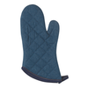 A Now Designs Denim Oven Mitt over a white background.