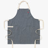 A Hedley & Bennett Hickory Stripe Essential Apron over a white background.