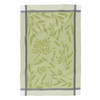 A KAF Home Olives print Jacquard Towel over a white background.