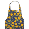 A Now Designs Lemons Apron over a white background.