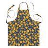 A Now Designs Lemons Apron over a white background.