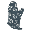 A Now Designs Shellfish Oven Mitt over a white background.