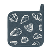 A Now Designs Shellfish potholder over a white background.
