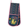An Ulster Weavers Double Oven Mitt in the Marmalade Meadow pattern pictured over a white background